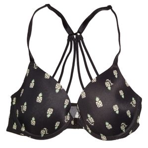 Victoria Secret - PINK - Pineapple Push Up Bra - Size 32C